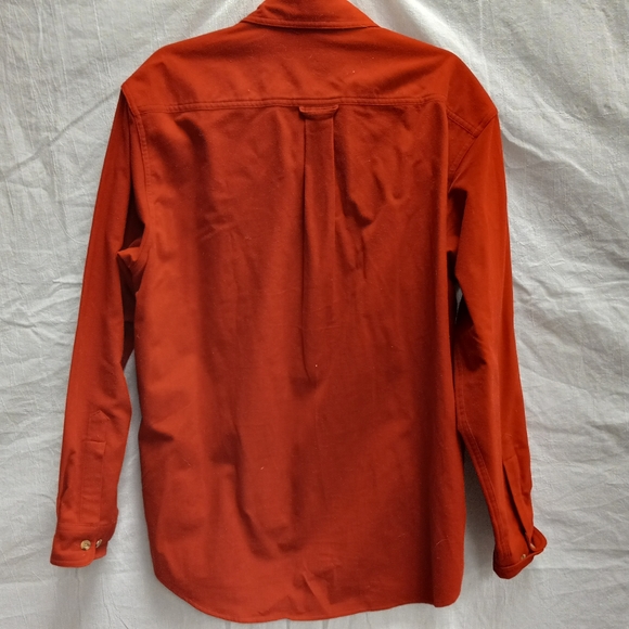 Eddie Bauer men's red flannel, size medium - Picture 2 of 4